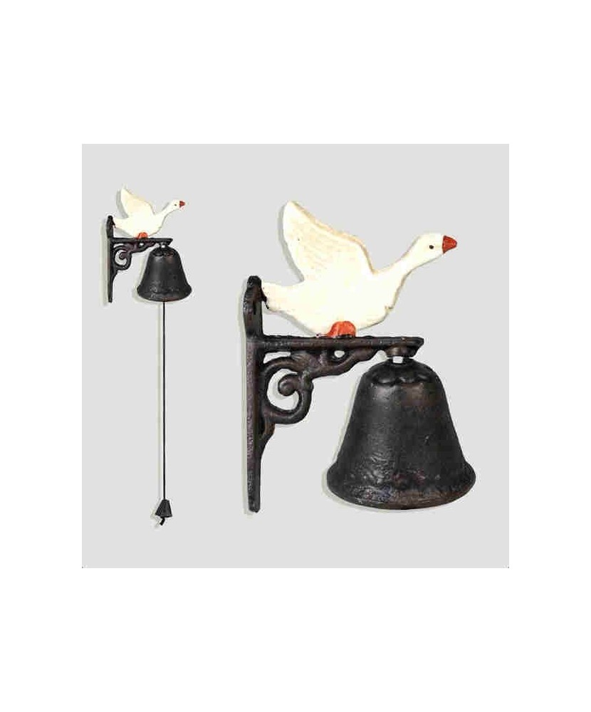 Campana de Hierro Fundido con Ganso