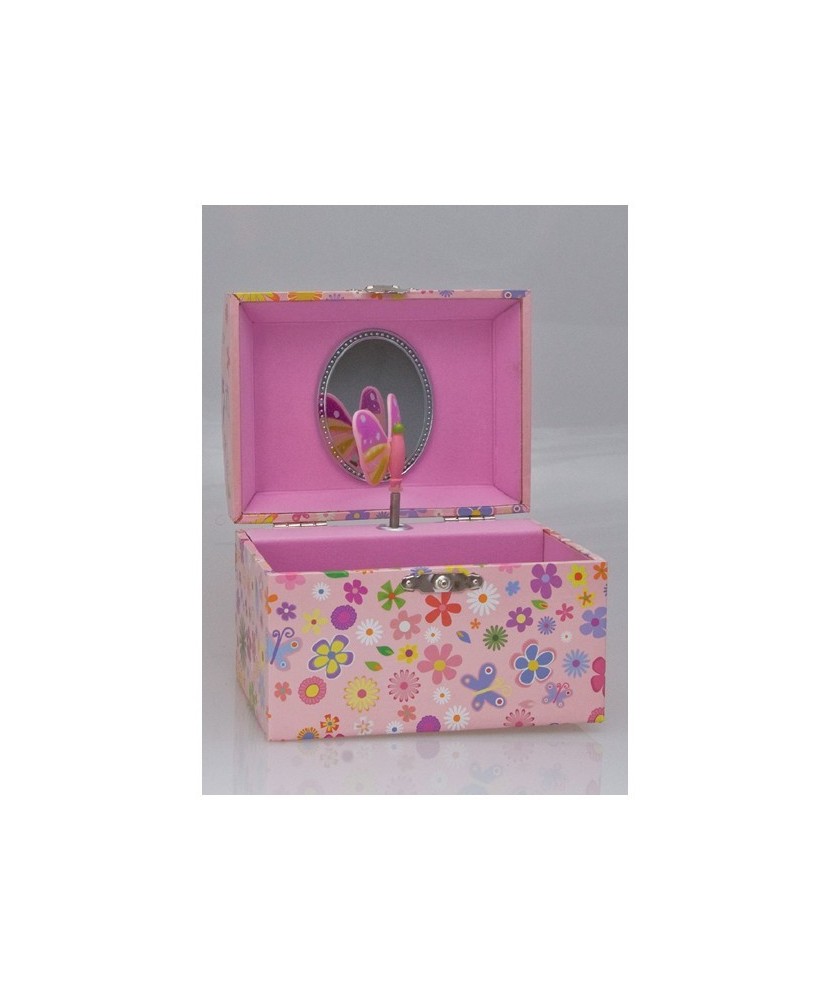 Caja de Joyas con Flores