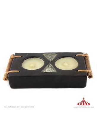 Vela Rectangular con Bambú