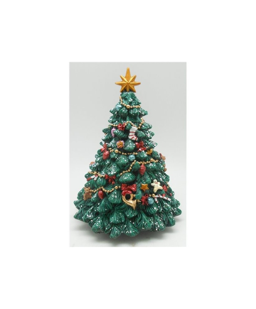 Polystone Decorated Christmas Tree