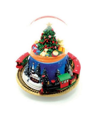 Árbol con tren - Bola de Nieve