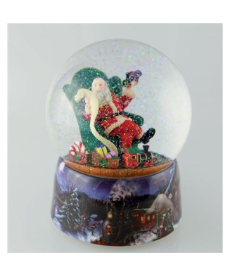 Santa Claus Sitting with...