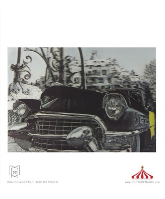 Quadro 3D Cadillac preto...