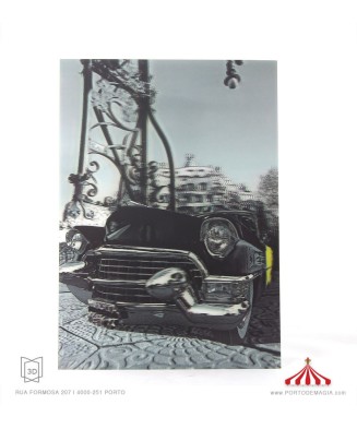 Quadro 3D Cadillac preto...