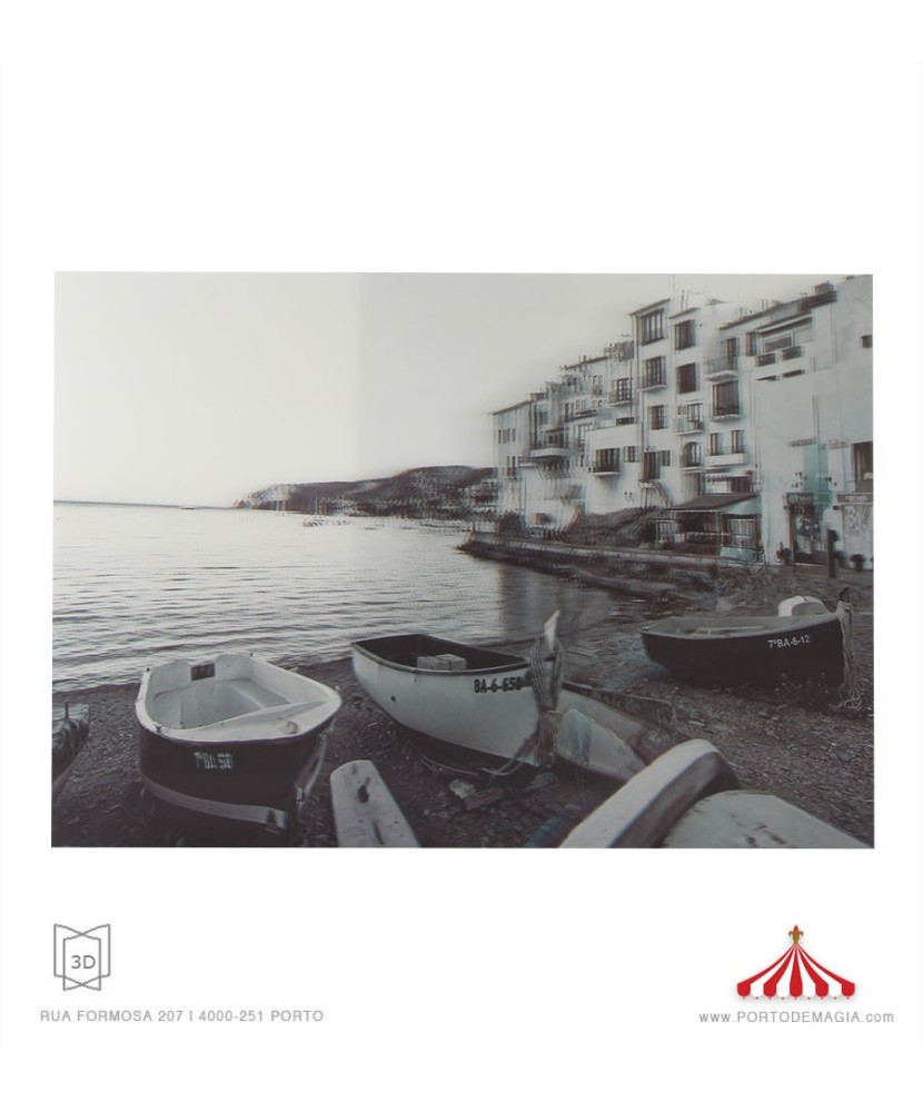 Quadro 3D barcos