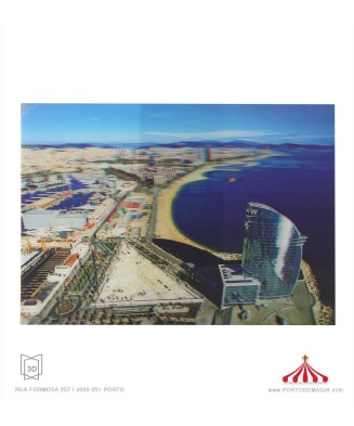 Quadro 3D Praia grande