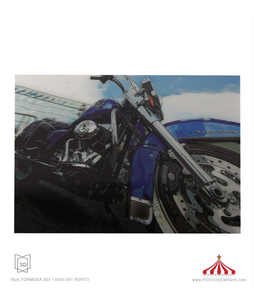 Cuadro 3D Road King Harley Davison