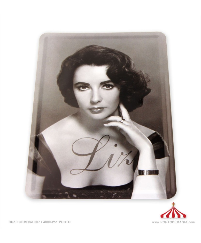 Placa metal Liz