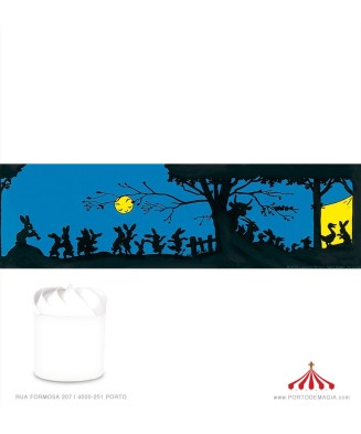 Chinese Shadow Lantern Scene