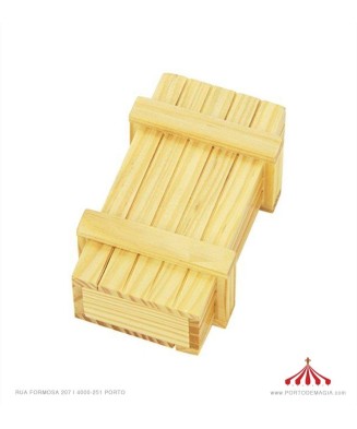 Caja mágica secreta de madera