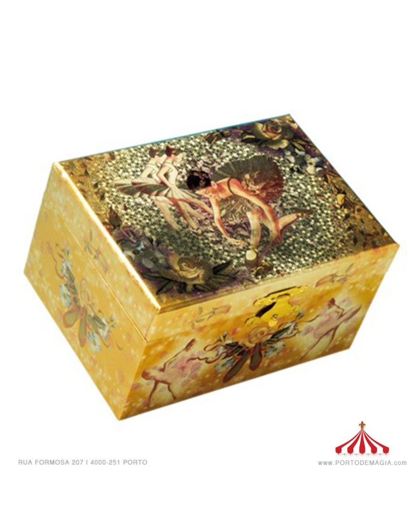 Golden Jewelry Box