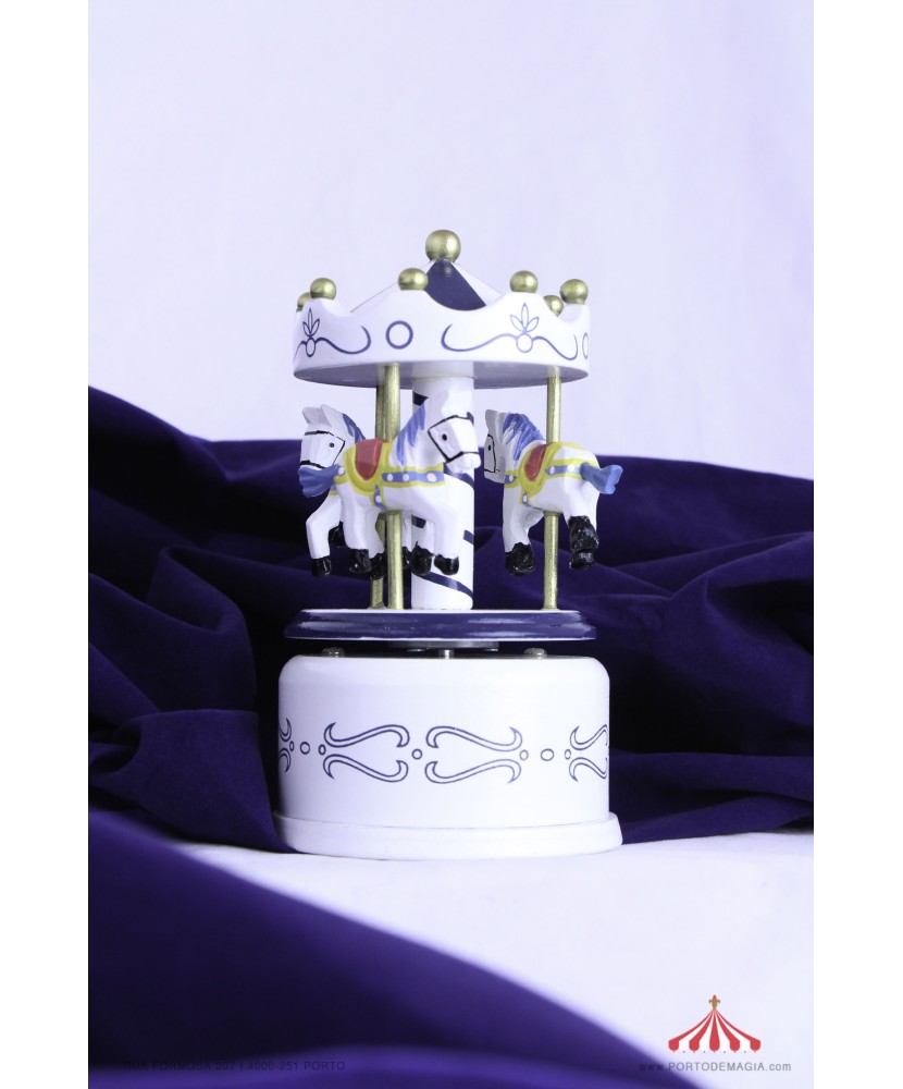 White and Blue Carousel