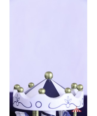 Carrusel Blanco y Azul