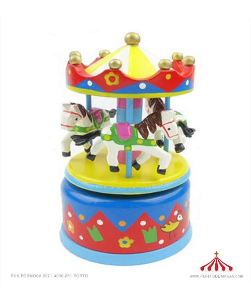 Blue and Red Carousel