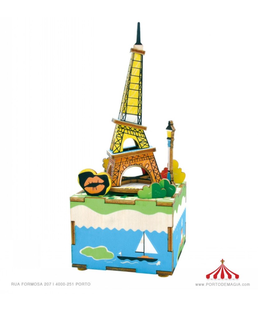 3D DIY Musical Romantic Eiffel