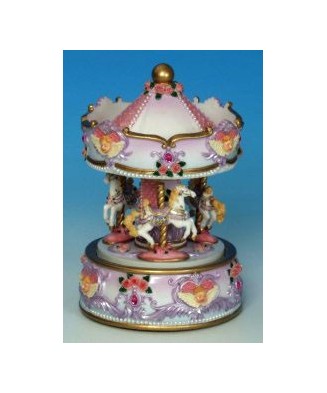 Carrossel Médio Anjos Rosa...