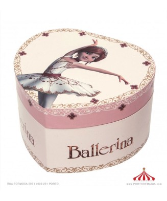 Heart Ballerina Music Box
