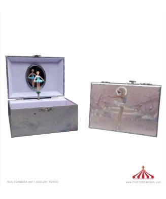 Blue Ballerina Music Box
