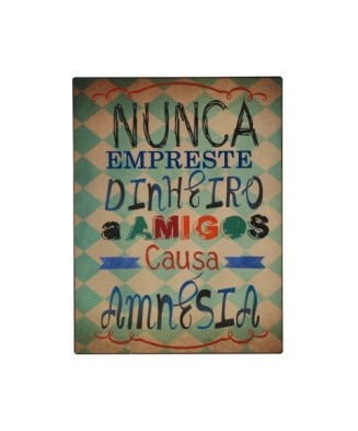 Placa Nunca Prestar