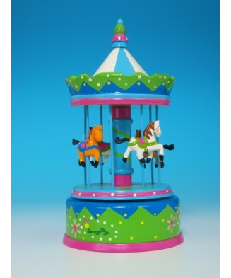 Large Wooden Carousel