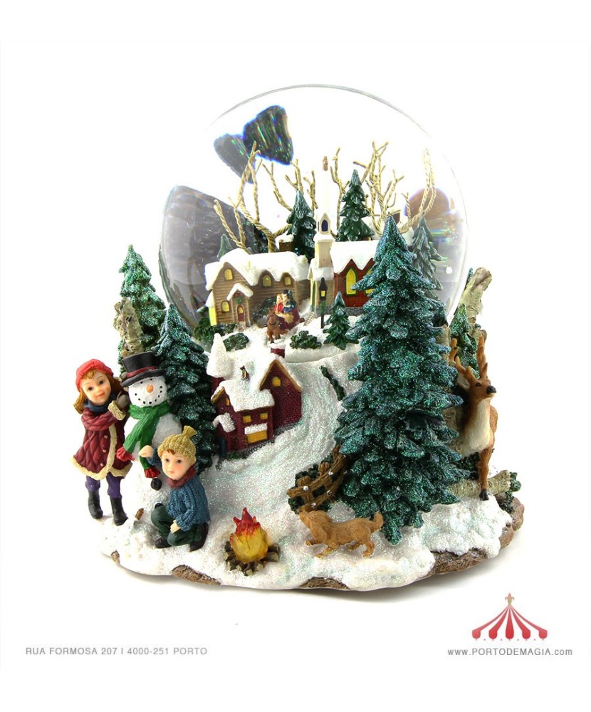 Snow Globe Winter Landscape