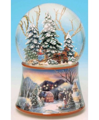 Bola de neve treno neve