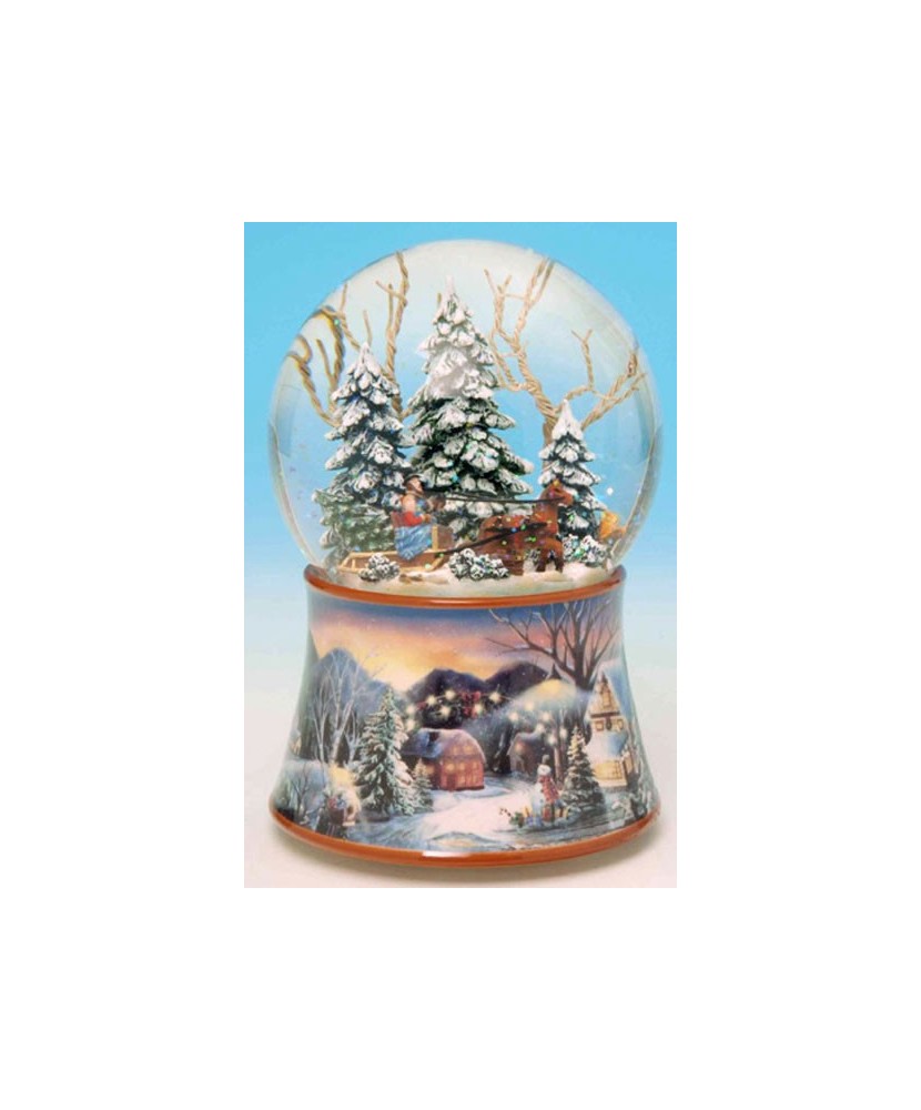 Snow Globe Snow Train