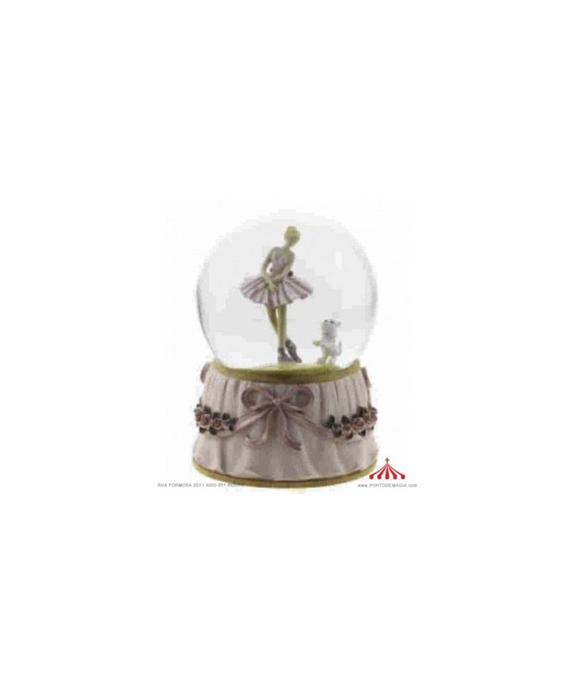 Snow Globe with Ballerina and Dog
