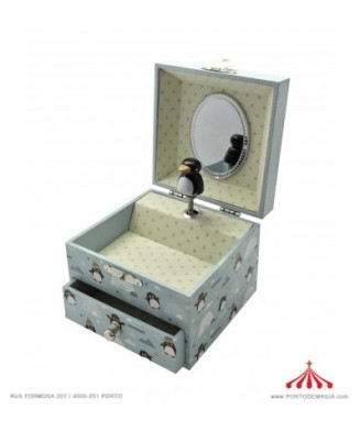Fluorescent Penguin Music Box