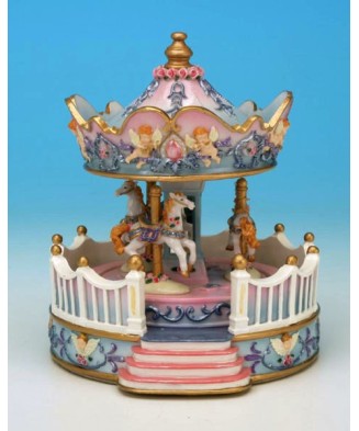 Carousel Blue and Pink...