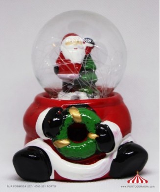 Bola de Vidrio Papá Noel