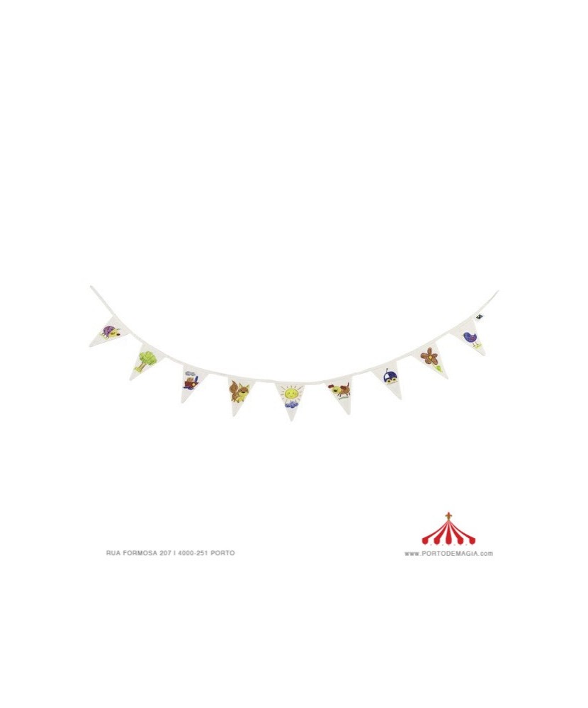 Conjunto de guirnaldas para pintar