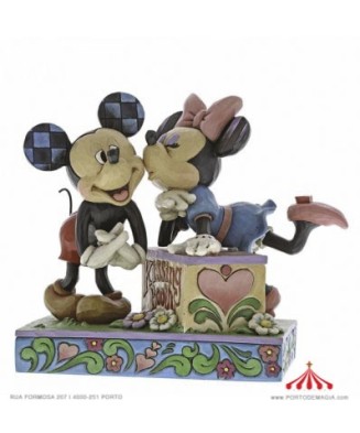 Mickey and Minnie Kiss -...