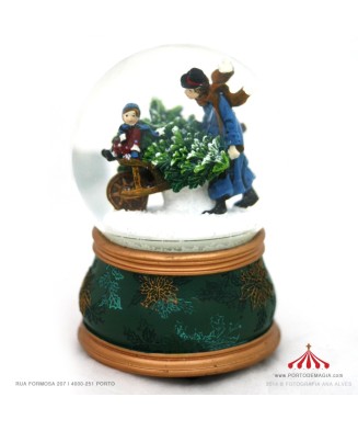 Bola de Neve Pai com filho