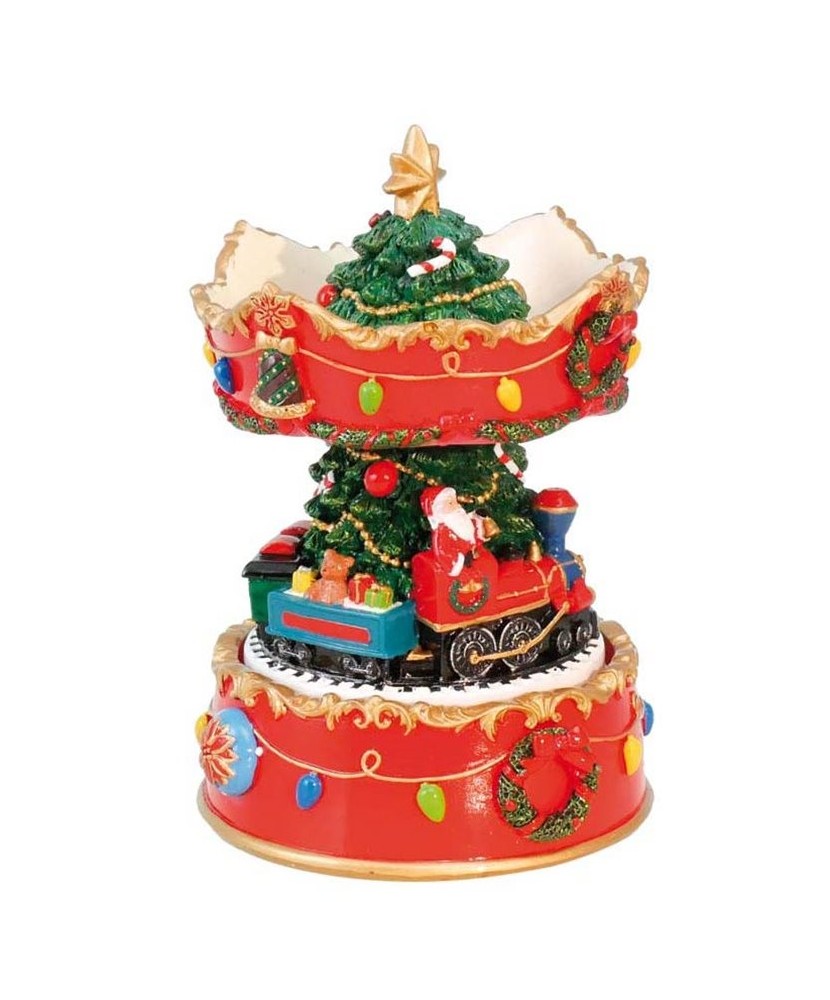 Carrusel de Navidad con Tren