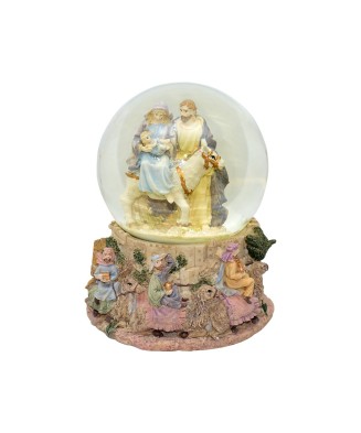Nativity Scene Musical Ball