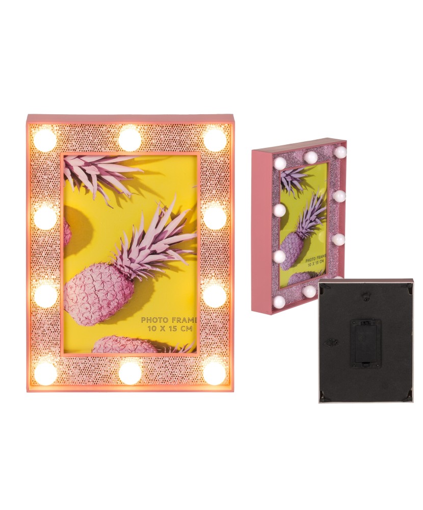 Illuminated Pink Frame