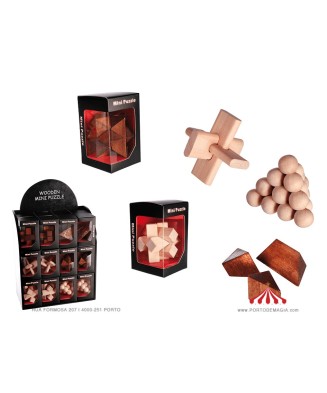 Mini Wooden Puzzle IQ