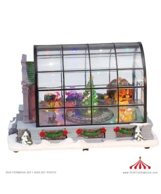 Christmas Scene with Train