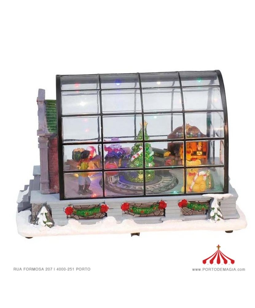 Escena de Navidad con Tren