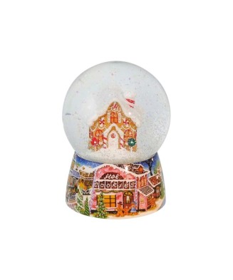 Gingerbread House Snow Globe