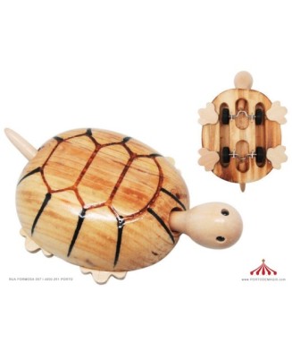 Tortuga de Madera con Ruedas