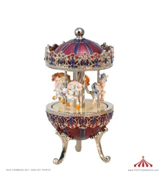 Silver Metal Carousel