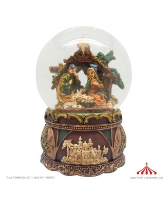 Nativity Snow Globe with...