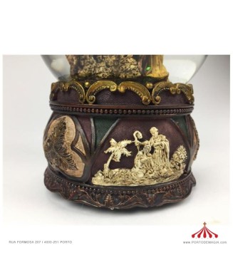 Nativity Snow Globe with Glitter