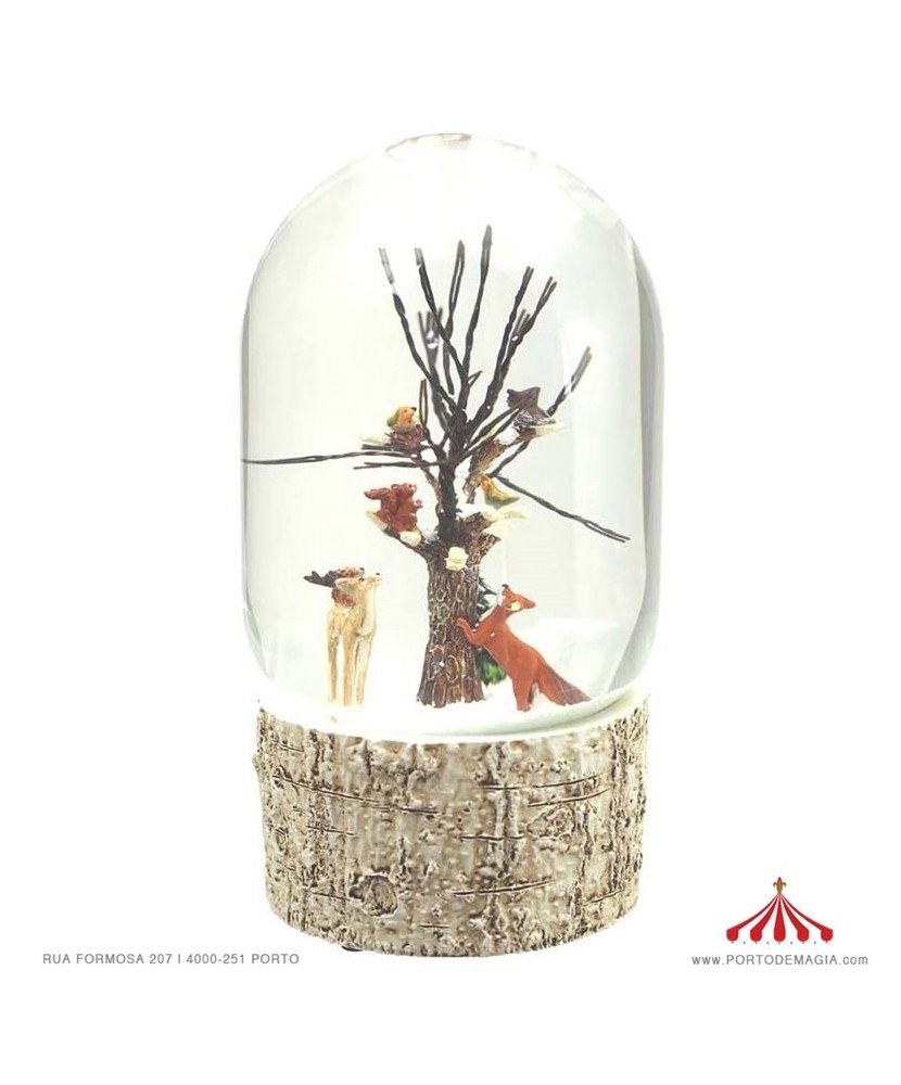 Globo de Neve Oval Floresta