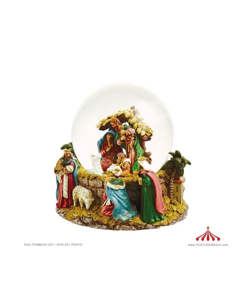 Complete Nativity Snow Globe