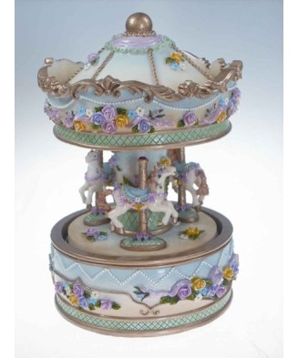 Carrossel Médio Azul com...