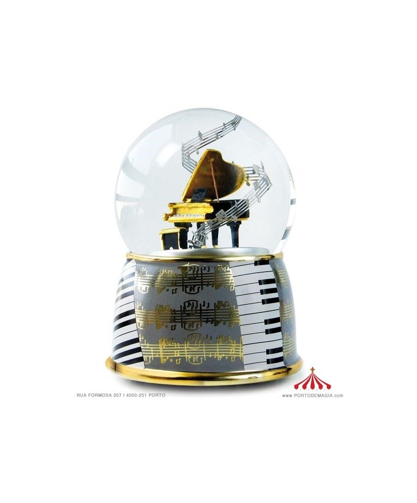 Piano Snow Globe