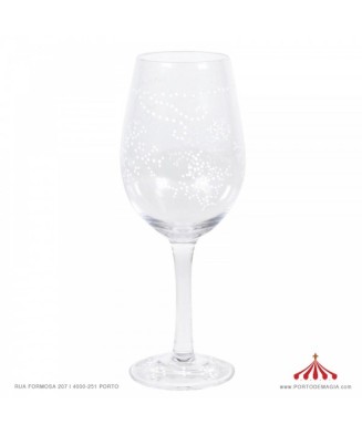 Copo Vinho Flocos de Neve -...